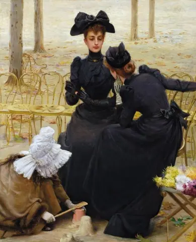 Συνομιλία στον κήπο του Λουξεμβούργου 1892