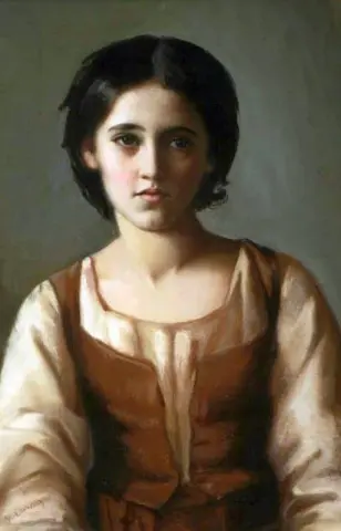 Young Italian Girl 1890