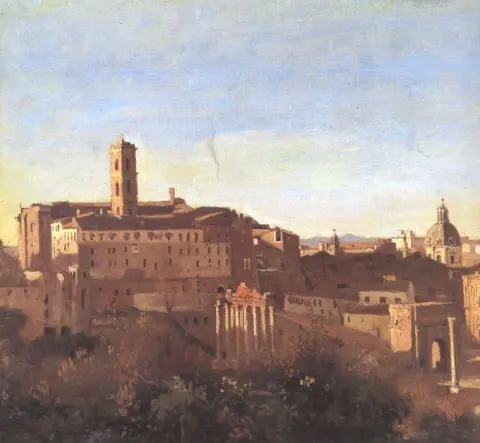 Il Foro visto dai Giardini Farnese
