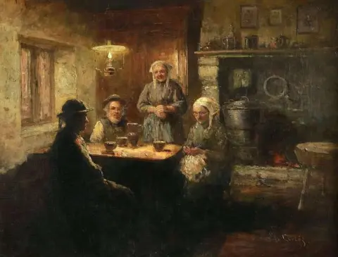 Ett kvällssamtal ca 1925