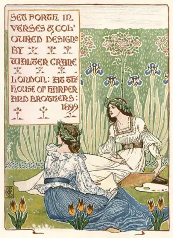 Una fantasia floreale in un vecchio giardino inglese 1