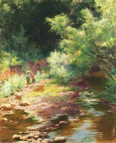 Längs bäcken 1918