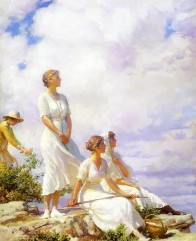 夏の雲 1917