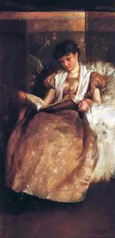 読書する女性 1888