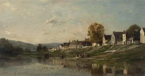 Мойки вдоль берега Сены Боньер 1860