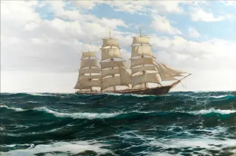 Het Carrie Reed uit Boston - op een lange tack