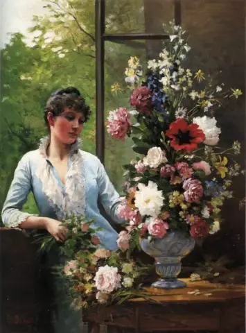 꽃꽂이 준비 1886