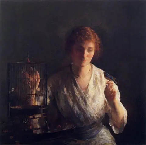 Blå fugl ca. 1919