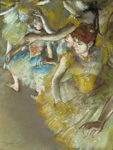 舞台上的芭蕾舞者 1883
