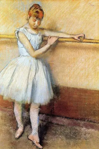 Barre 的舞者，约 1880 年