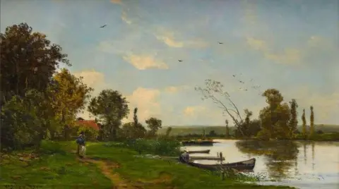 En sti langs elven 1900