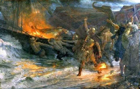 El funeral de un vikingo 1893
