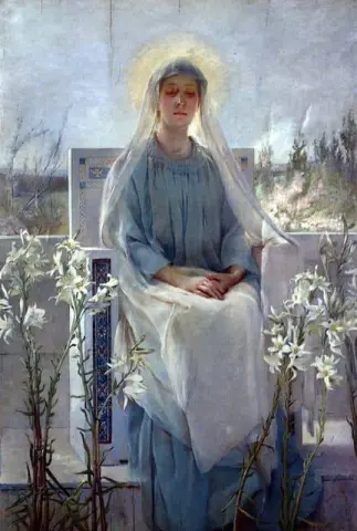 Meditación de la Santísima Virgen 1889