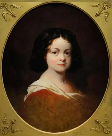 דיוקן של סוזן הנה מקדואל, בגיל 5 בערך 1856