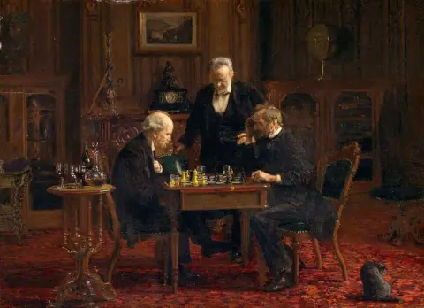 Los jugadores de ajedrez 1876
