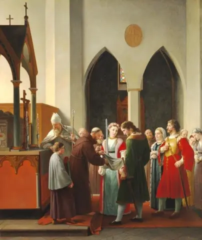Una escena de la tragedia de Axel Og Valborg