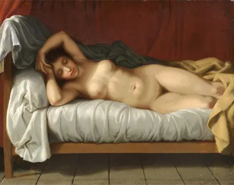Desnudo reclinado