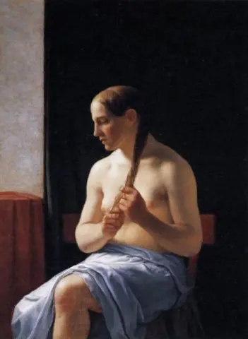 Desnudo sentado modelo 1839