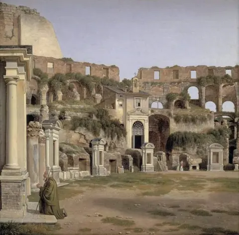 Vista del interior del Coliseo 1816
