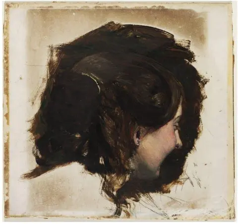 Cabeça de uma menina 1850