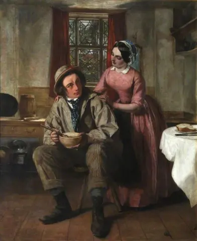 Charles Dickens interpretando Sir Charles Coldstream 1850