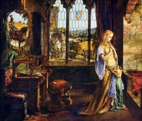 The Lady of Shalott 1858