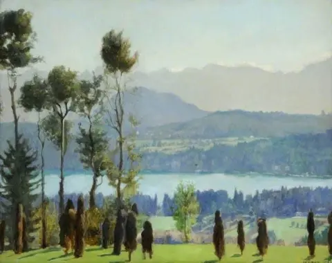 Above The Worthersee Austria. October Ca. 1937