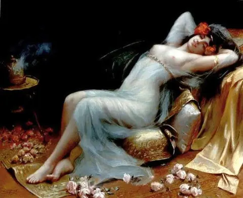 The Odalisque With Flowers