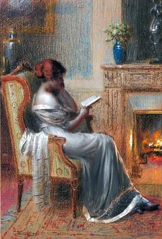 Reading By The Fire