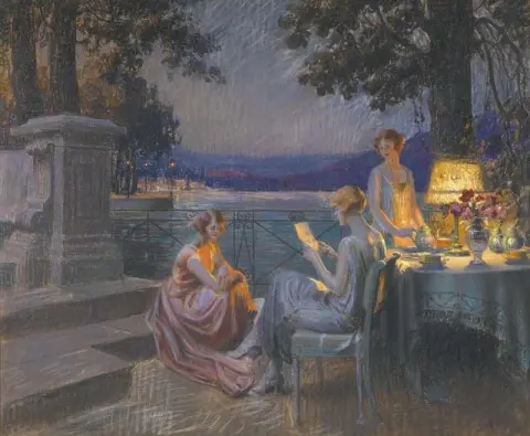 On the terrace