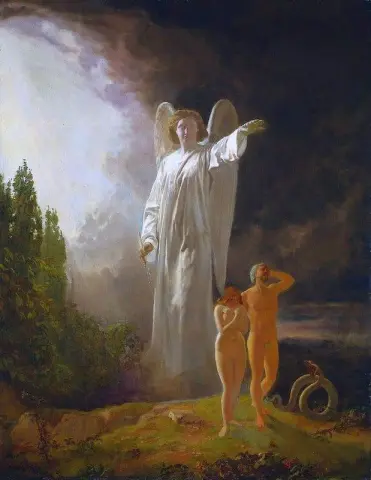Utvisning av Adam och Eva 1880
