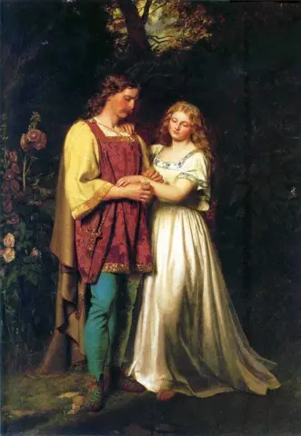 Posthumus och Imogen 1865
