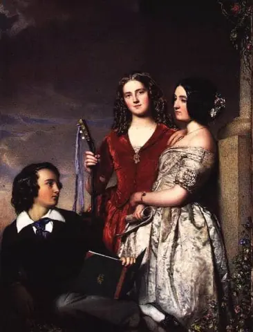 Aftonstunden ca 1847