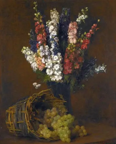 Larkspur e uva bianca 1876