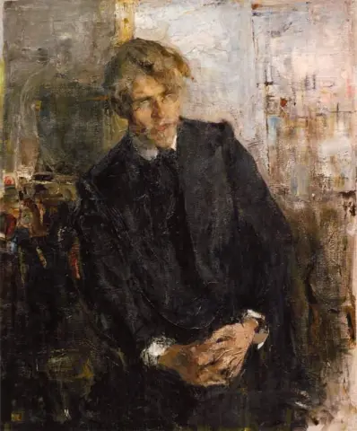 Portrett av Konstantin Mihailovich Lepilov 1909