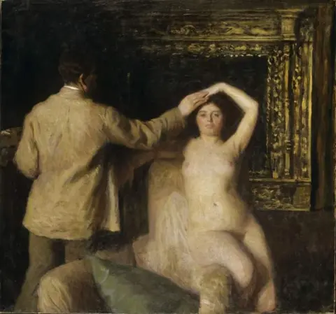 Maler og modell 1904