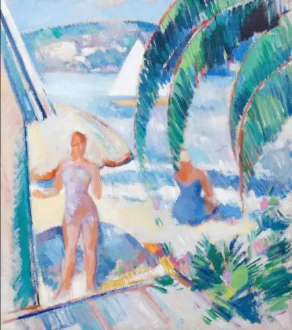 على شاطئ خوان كاليفورنيا 1927