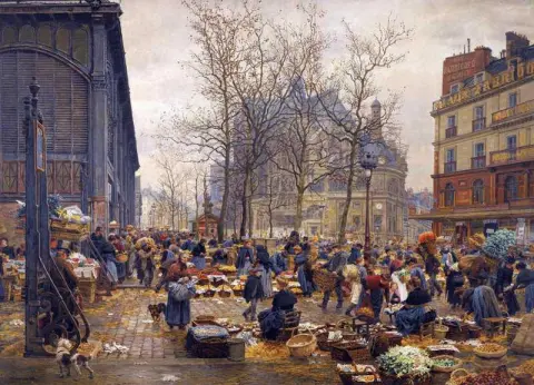 Autumn Market At Les Halls