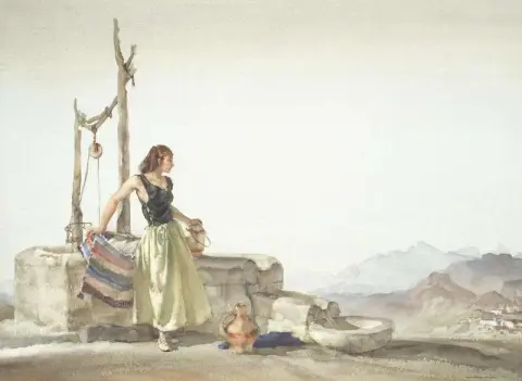 بئر وسط جبال جواداراما، كاليفورنيا، 1953