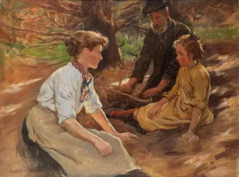 En familjepicknick