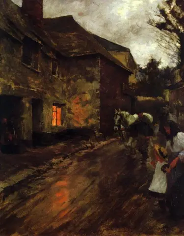 Efter en dags arbete 1907