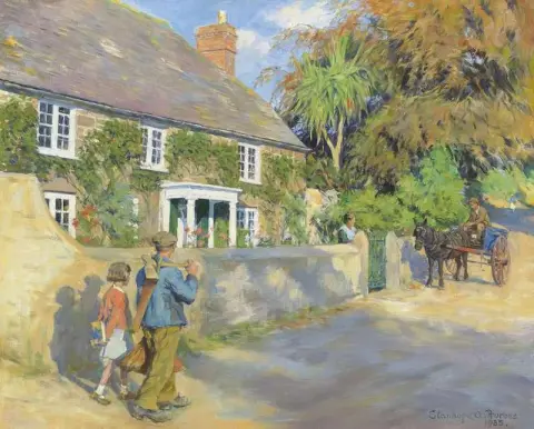 En gammal herrgård i Cornwall 1935