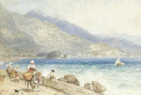 Un paisaje de lago italiano