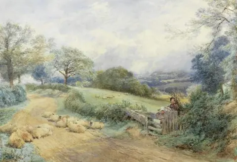 Paisaje de verano inglés