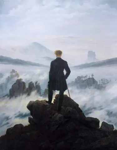 El caminante sobre el mar de niebla