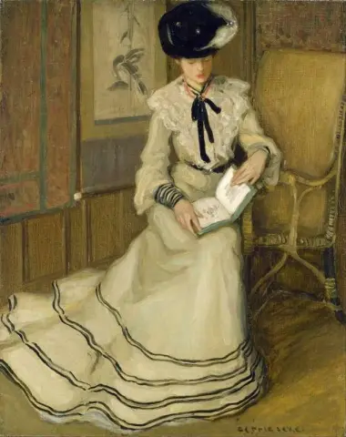 독서하는 소녀(1903-04년)