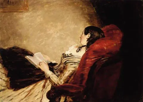 Isabelle Frith liggend 1867