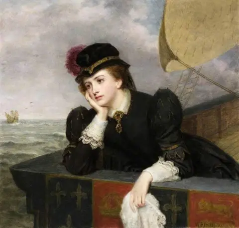 Mary Queen Of Scots neemt afscheid van Frankrijk 1561 1851
