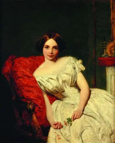 Portret van Annie Gambart, ca. 1851