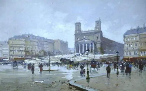 Kirche Saint-Vincent De Paul Rue Lafayette Paris ca. 1920